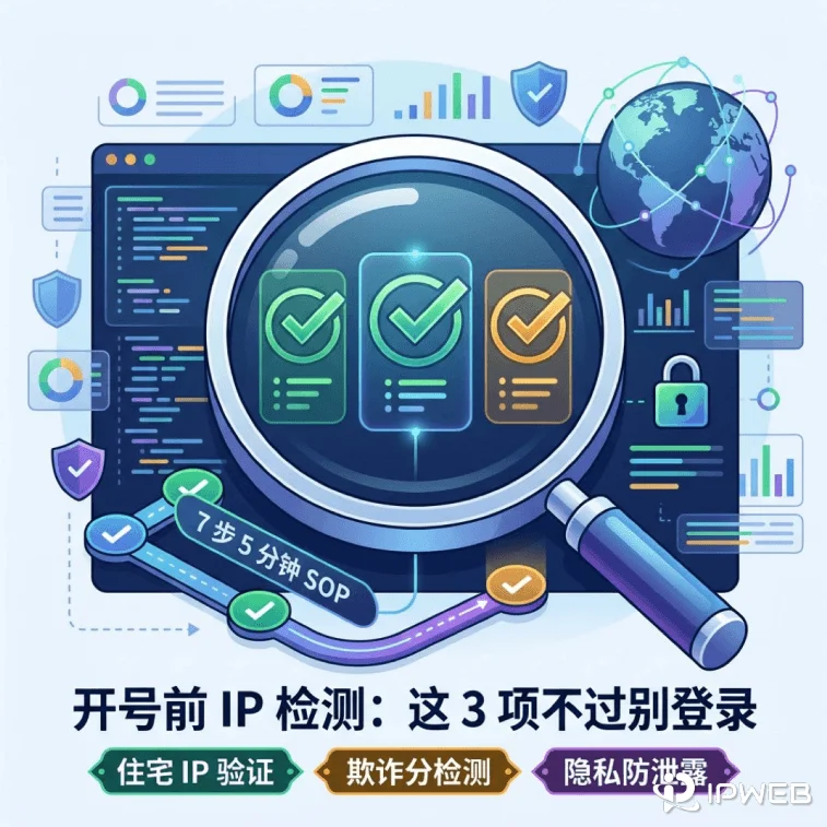 开号前 IP 检测:这 3 项不过别登录