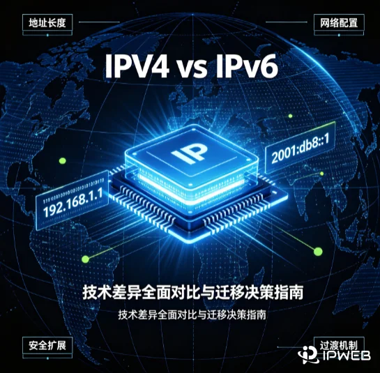IPv4 vs IPv6:技术差异全面对比与迁移决策指南